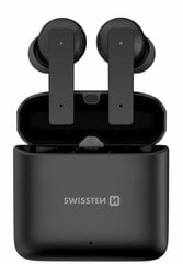 Swissten ALUPODS PRO TWS Bluetooth Стерео Гарнитура с Микрофоном цена и информация | Теплая повязка на уши, черная | pigu.lt