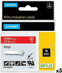 Laminavimo juosta Dymo, 12 x 5,5 mm, 5 vnt kaina ir informacija | Kanceliarinės prekės | pigu.lt