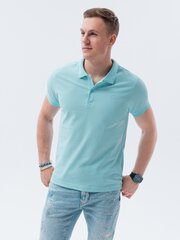 Polo marškinėliai vyrams Ombre Clothing AMD18864.1900, mėlyni цена и информация | Мужские футболки | pigu.lt