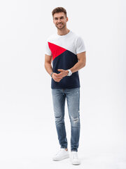 Marškinėliai vyrams Ombre Clothing AMD121432.1900, įvairių spalvu kaina ir informacija | Vyriški marškinėliai | pigu.lt