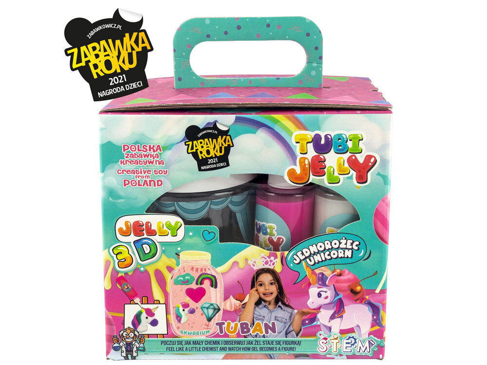 Kūrybinis rinkinys Tuban Tubi Jelly Unicorn, 6 vnt цена и информация | Lavinamieji žaislai | pigu.lt