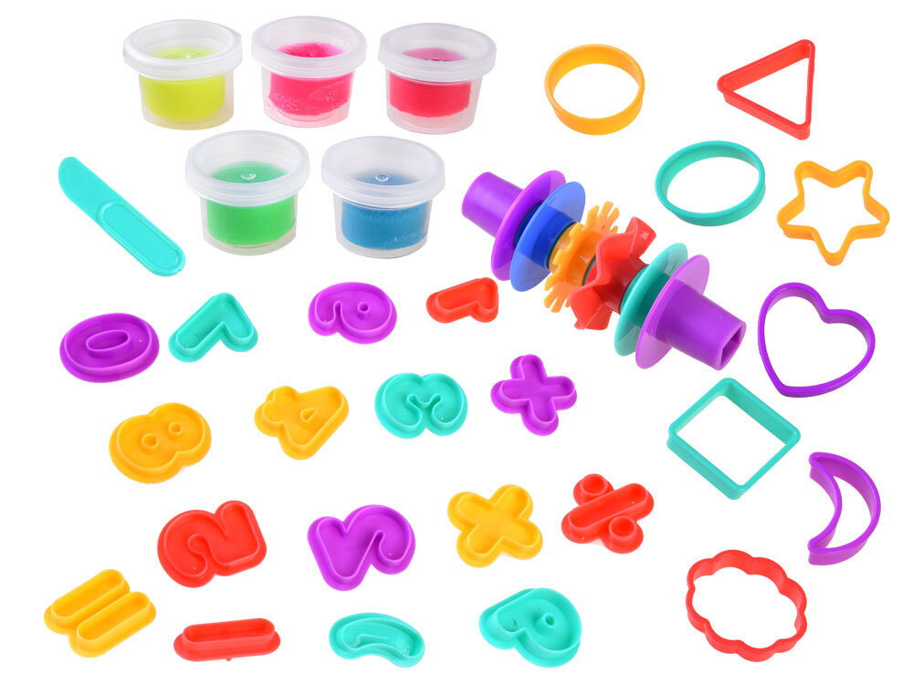 Plastikinė masė su priedais kaina ir informacija | Lavinamieji žaislai | pigu.lt