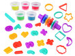 Plastikinė masė su priedais kaina ir informacija | Lavinamieji žaislai | pigu.lt