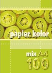 Цветная двухсторонняя бумага Kreska, A4, 100 листов, фиолетовая цена и информация | Тетради и бумажные товары | pigu.lt