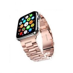 Mercury pasek Metal Apple Watch 38|40|41 mm różowo złoty|pink gold цена и информация | Аксессуары для смарт-часов и браслетов | pigu.lt