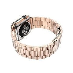 Mercury pasek Metal Apple Watch 38|40|41 mm różowo złoty|pink gold цена и информация | Аксессуары для смарт-часов и браслетов | pigu.lt