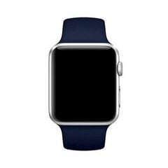 Mercury pasek Silicon Apple Watch 38|40| 41 mm niebieski|navy цена и информация | Аксессуары для смарт-часов и браслетов | pigu.lt
