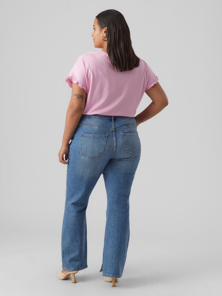 Marškinėliai moterims Vero Moda 5715417056469, rožiniai kaina ir informacija | Marškinėliai moterims | pigu.lt
