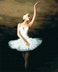 Tapyba pagal skaičius Twoje Hobby Liūdna balerina, 40x50 cm kaina ir informacija | Tapyba pagal skaičius | pigu.lt