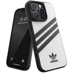 Adidas OR Molded Case PU iPhone 14 Pro 6.1&quot; white-black|white-black 50190 цена и информация | Чехлы для телефонов | pigu.lt