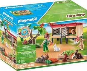 PLAYMOBIL Клетка для кроликов 71252 цена и информация | Конструкторы и кубики | pigu.lt