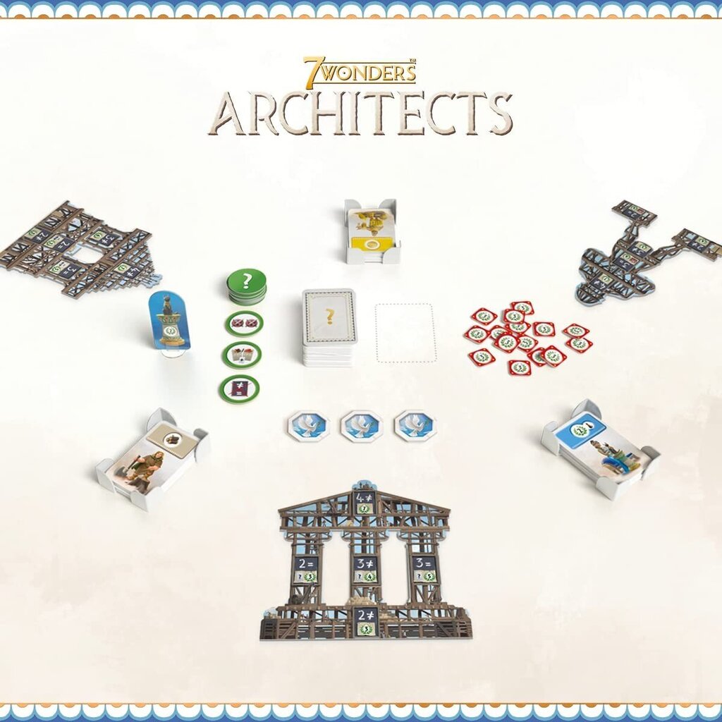 Stalo žaidimas 7 Wonders: Architects, EN kaina ir informacija | Stalo žaidimai, galvosūkiai | pigu.lt
