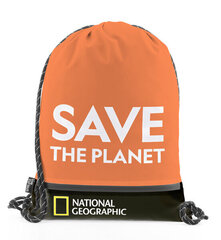 Sportinis krepšys National Geographic Earth 8904.69, oranžinis kaina ir informacija | Kuprinės mokyklai, sportiniai maišeliai | pigu.lt