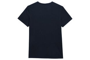 Мужская футболка 4F с логотипом, тёмно-голубая, размер L цена и информация | Футболка мужская | pigu.lt
