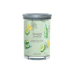 Yankee Candle Aromatinė žvakė Signature tumbler large Cucumber Mint Cooler 567 g kaina ir informacija | Žvakės, Žvakidės | pigu.lt