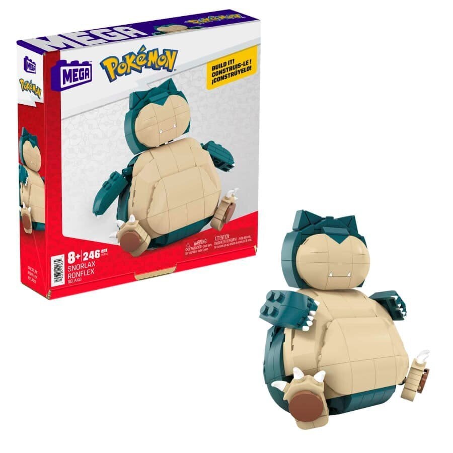 Konstruktorius Mega Pokemon Snorlax, 246 d. kaina ir informacija | Konstruktoriai ir kaladėlės | pigu.lt