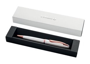 Ручка Jazz Noble, Пеликан, белое перо. металлический корпус, поворотный, в подарочной упаковке цена и информация | Письменные принадлежности | pigu.lt