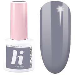 Hibridinis nagų lakas Hi 424 Clear Grey, 5 ml kaina ir informacija | Nagų lakai, stiprintojai | pigu.lt