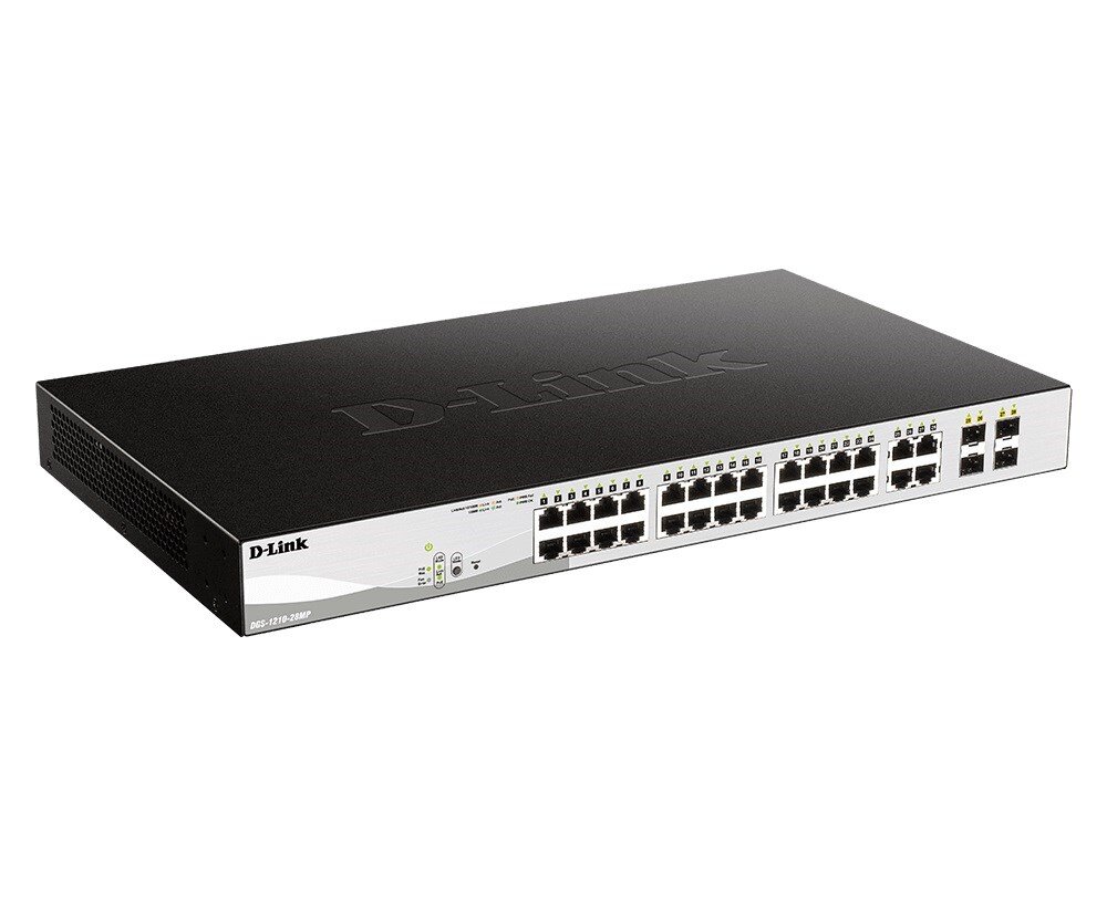 D-Link DGS-1210-28MP/E kaina ir informacija | Komutatoriai (Switch) | pigu.lt