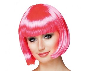 Розовый парик для вечеринки или карнавала цена и информация | Карнавальные костюмы | pigu.lt