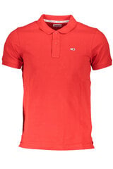 Polo marškinėliai vyrams Tommy Hilfiger, raudoni kaina ir informacija | Vyriški marškinėliai | pigu.lt