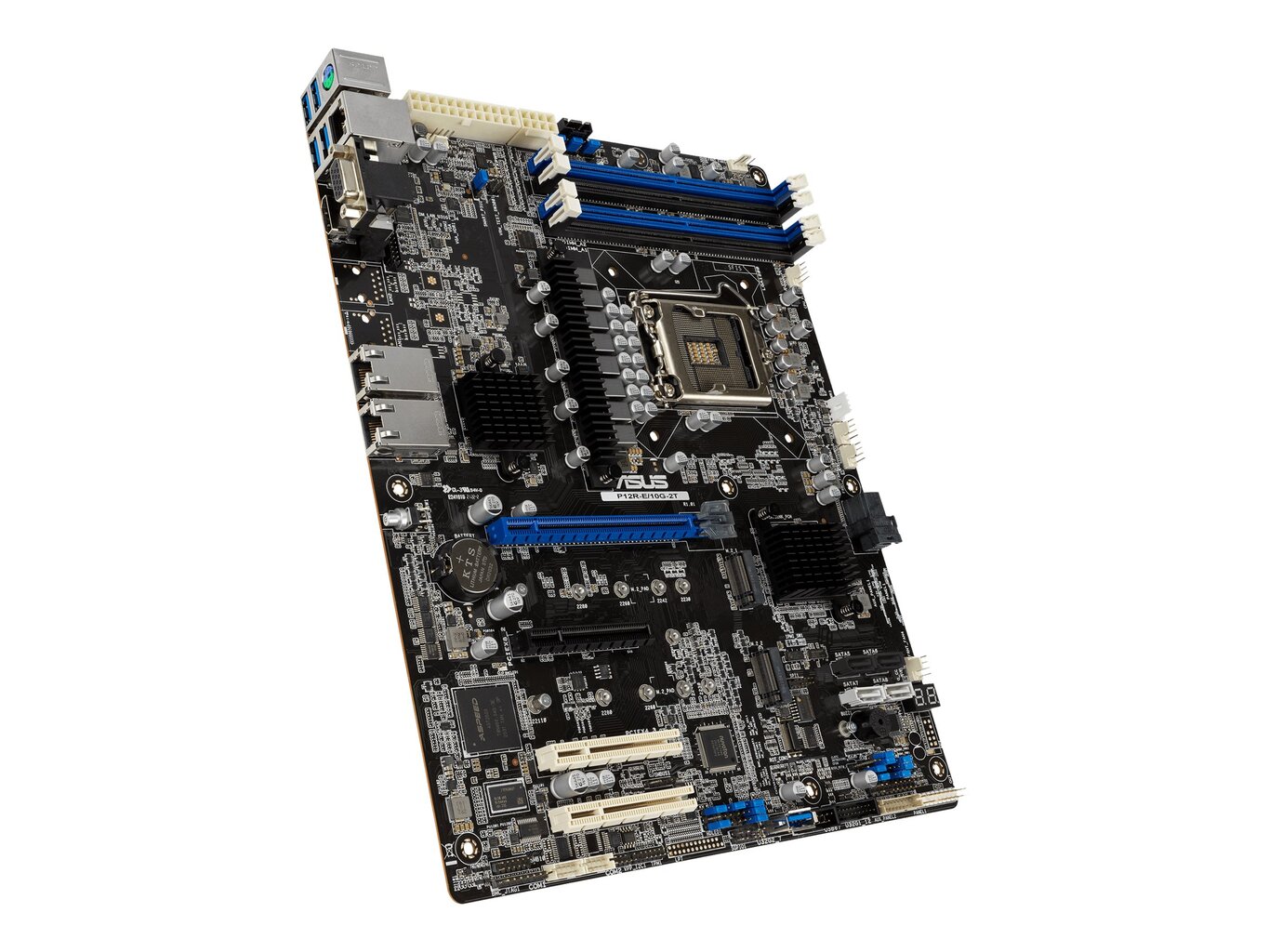 ASUS P12R-E/10G-2T LGA1200 ATX Server MB kaina ir informacija | Pagrindinės plokštės | pigu.lt