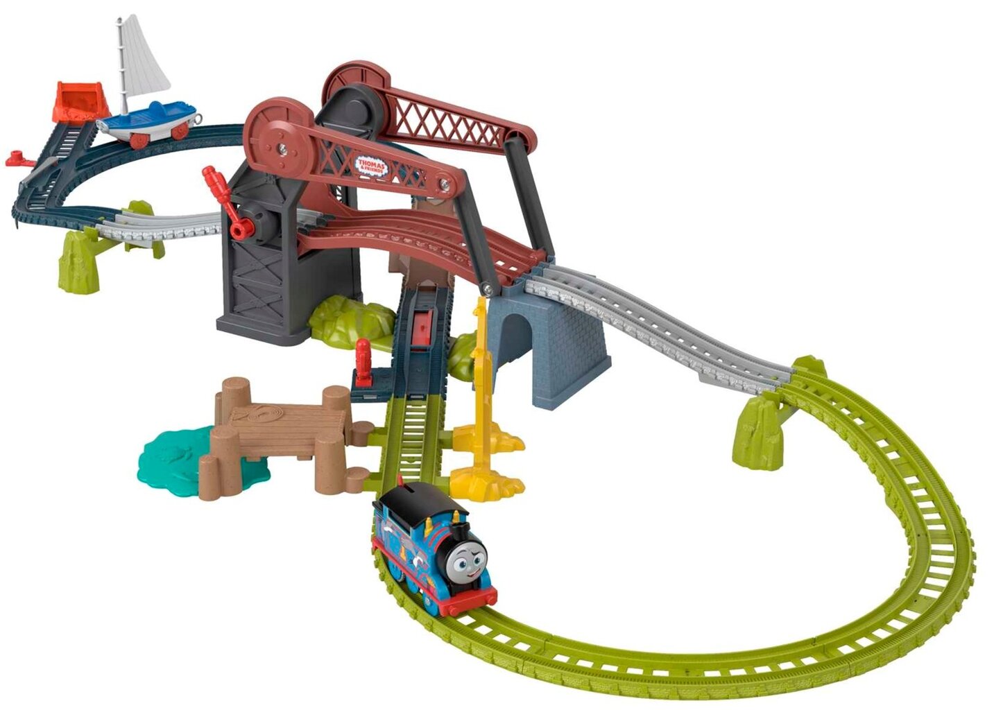 Motorizuotas traukinys su bėgiais Tom and Friends HGX65 kaina ir informacija | Žaislai berniukams | pigu.lt