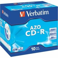 Матрица CD-R AZO Verbatim 700MB 1x-52x цена и информация | Виниловые пластинки, CD, DVD | pigu.lt