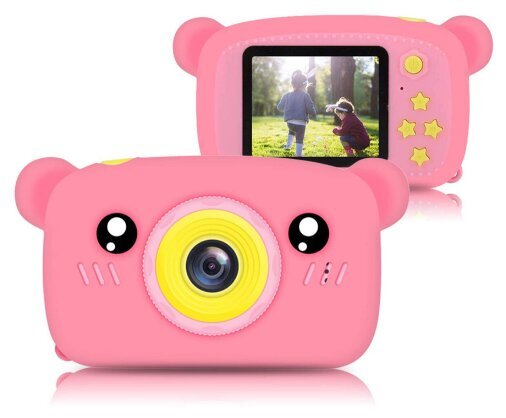 Extralink Kids Camera H25 Pink kaina ir informacija | Skaitmeniniai fotoaparatai | pigu.lt