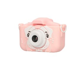 Детская камера Extralink H28 Single Pink | Камера | 1080P 30 кадров в секунду, экран 2,0 дюйма цена и информация | Цифровые фотоаппараты | pigu.lt