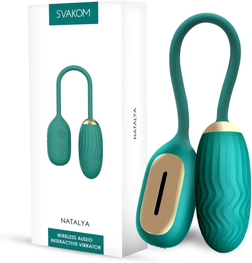 SVAKOM Natalya Bluetooth music vibrator - Green цена | n18.pigu.lt