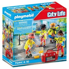 Playset Playmobil 71244 City Life Rescue Team 25 Предметы цена и информация | Конструкторы и кубики | pigu.lt