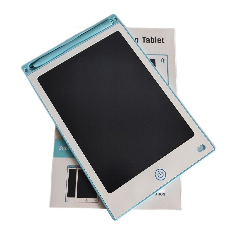 Spalvota piešimo ir rašymo lenta LCD Writing Tablet 8'5, mėlyna kaina ir informacija | Lavinamieji žaislai | pigu.lt
