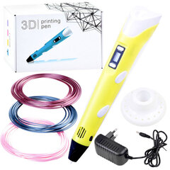 3D rašiklio Magic Pen 3D + užpildymas цена и информация | Смарттехника и аксессуары | pigu.lt