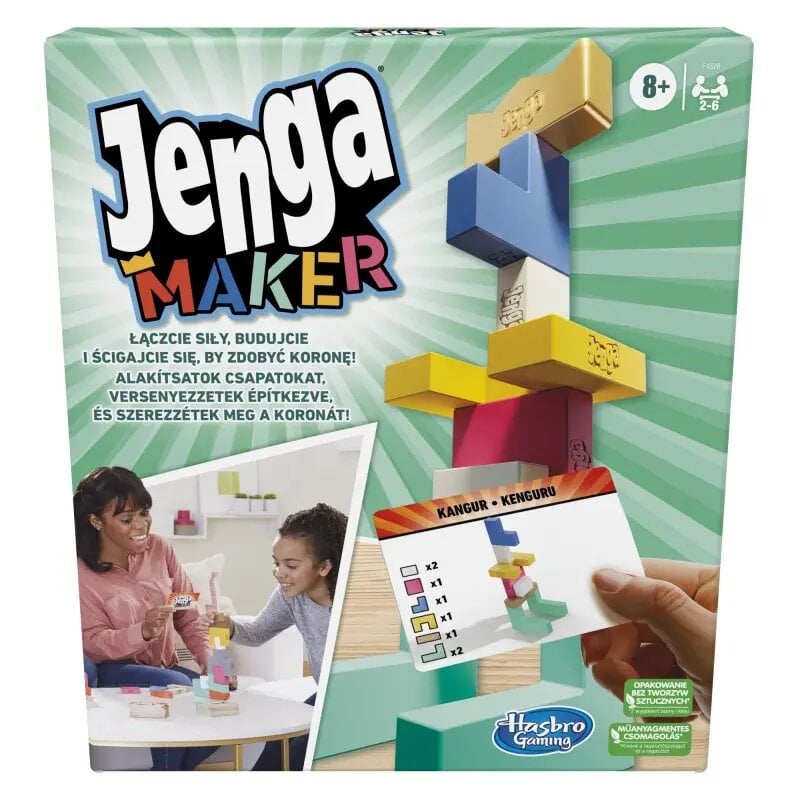 Žaidimas Jenga Maker цена и информация | Stalo žaidimai, galvosūkiai | pigu.lt