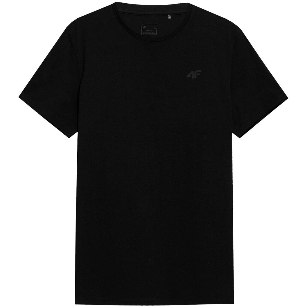 Marškinėliai vyrams 4f, juodi цена и информация | Vyriški marškinėliai | pigu.lt