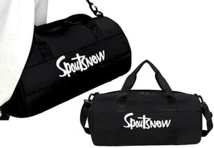 Sportinis krepšys moterims A77, juodas kaina ir informacija | Kuprinės ir krepšiai | pigu.lt