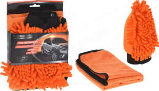Automobilio priežiūros rinkinys Premium Parts, 2 dalys kaina ir informacija | Valymo šluostės, servetėlės | pigu.lt