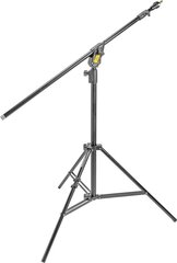 Manfrotto стойка для осветителя с журавлем Combi Boom Stand (420NSB) цена и информация | Осветительное оборудование для фотосъемок | pigu.lt