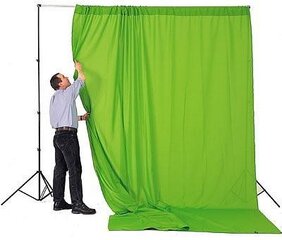 Manfrotto fonas 3x3,5 m, chromakey (5781) kaina ir informacija | Fotografijos apšvietimo įranga | pigu.lt