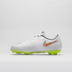 Futbolo batai Nike Mercurial Victory V FG Jr, balti kaina ir informacija | Futbolo bateliai | pigu.lt