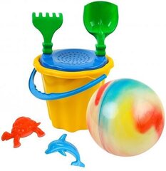 Smėlio žaislų rinkinys su kamuoliu Jūrinukas Baczek kaina ir informacija | Vandens, smėlio ir paplūdimio žaislai | pigu.lt