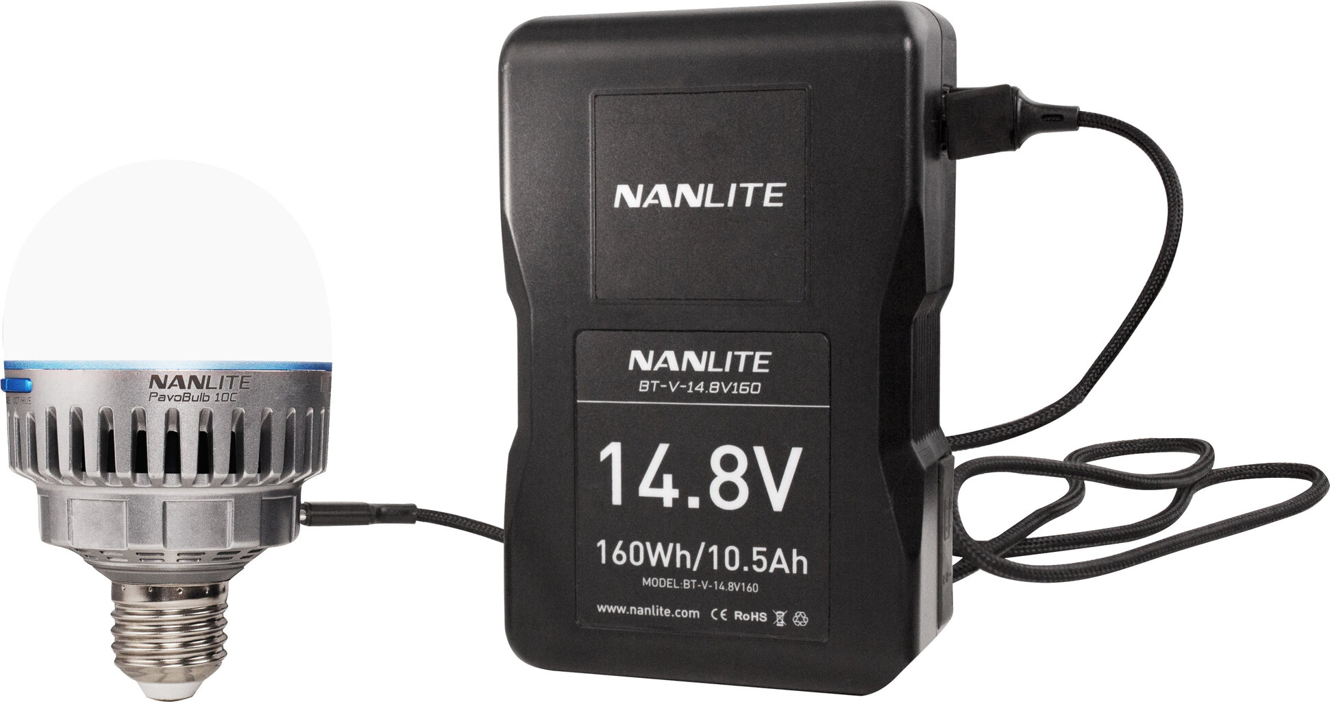 Nanlite PavoBulb 10C kaina ir informacija | Fotografijos apšvietimo įranga | pigu.lt