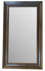 Зеркало в деревянной раме, 50х80см, цвет серый цена и информация | Зеркала | pigu.lt