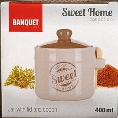 Сахарница "SWEET HOME", 400мл цена и информация | Стаканы, фужеры, кувшины | pigu.lt