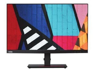 24" 2K Lenovo ThinkVision P24h-20 60.5 cm (23.8") 2560 x 1440 pixels Quad HD LED Black цена и информация | Мониторы | pigu.lt