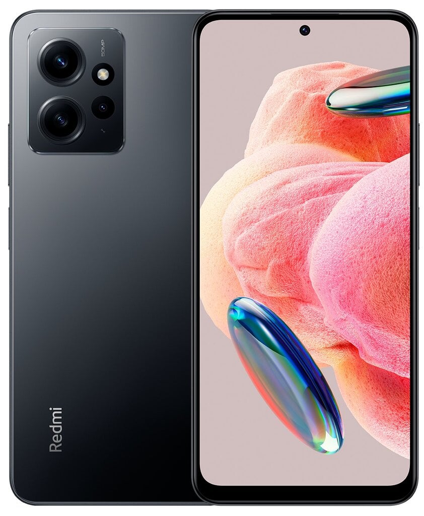 Xiaomi Redmi Note 12 4/128GB MZB0DLZEU Onyx Gray цена и информация | Mobilieji telefonai | pigu.lt