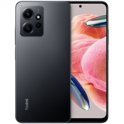 Xiaomi Redmi Note 12 4G Dual SIM 4/64GB MZB0DMBEU, Onyx Gray цена и информация | Mobilieji telefonai | pigu.lt