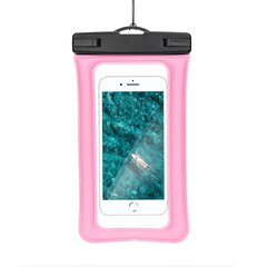 Waterproof Case, rožinis kaina ir informacija | Telefono dėklai | pigu.lt