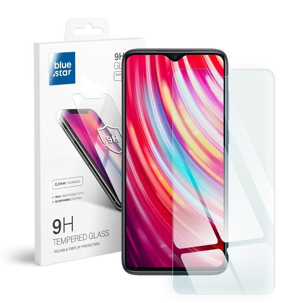 Apsauginis stiklas BlueStar skirtas XiaomiO Redmi Note 8 Pro kaina ir informacija | Apsauginės plėvelės telefonams | pigu.lt